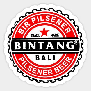 Bali Bintang Beer Souvenir Sticker